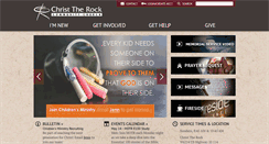 Desktop Screenshot of christtherock.org